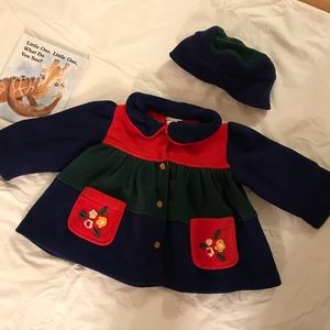 Girls Jacket & Hat Set- Size 24mo